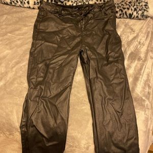 pleather jeans!